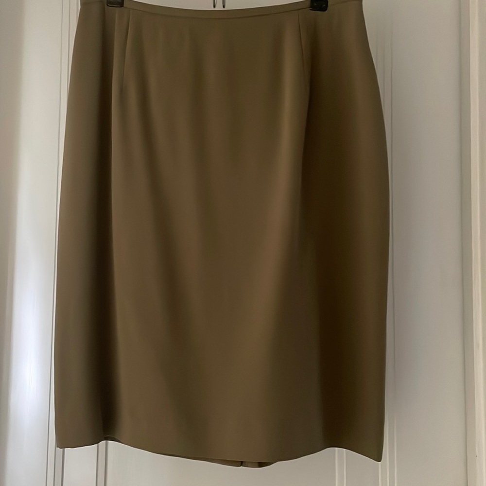 Silk skirt.